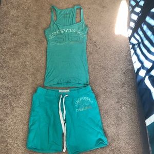 Turquoise lounge set